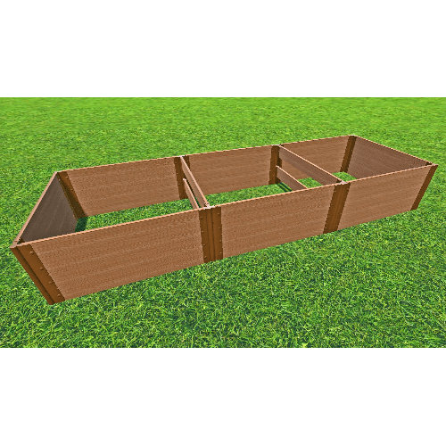 Frame It All 4' x 12' Wood Raised Garden Bed Wayfair